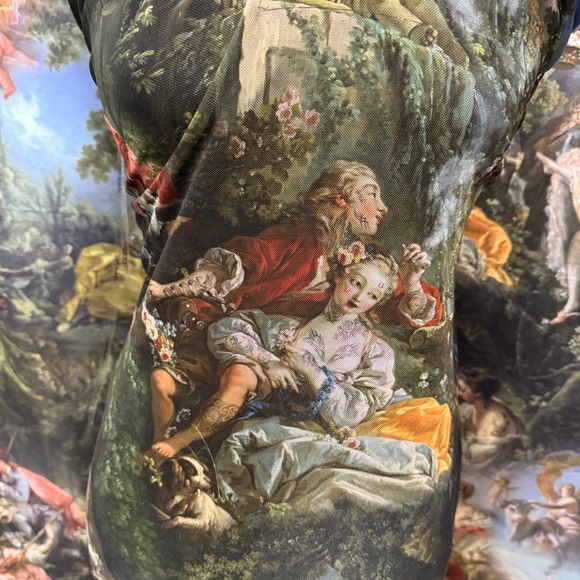 Dolls Kill Davinci Maxi Dress 1X NEW SAMPLE - Picture 4 of 6